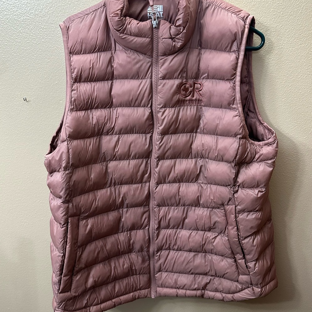 Rosy pink CR Ranchwear Puffer Vest
